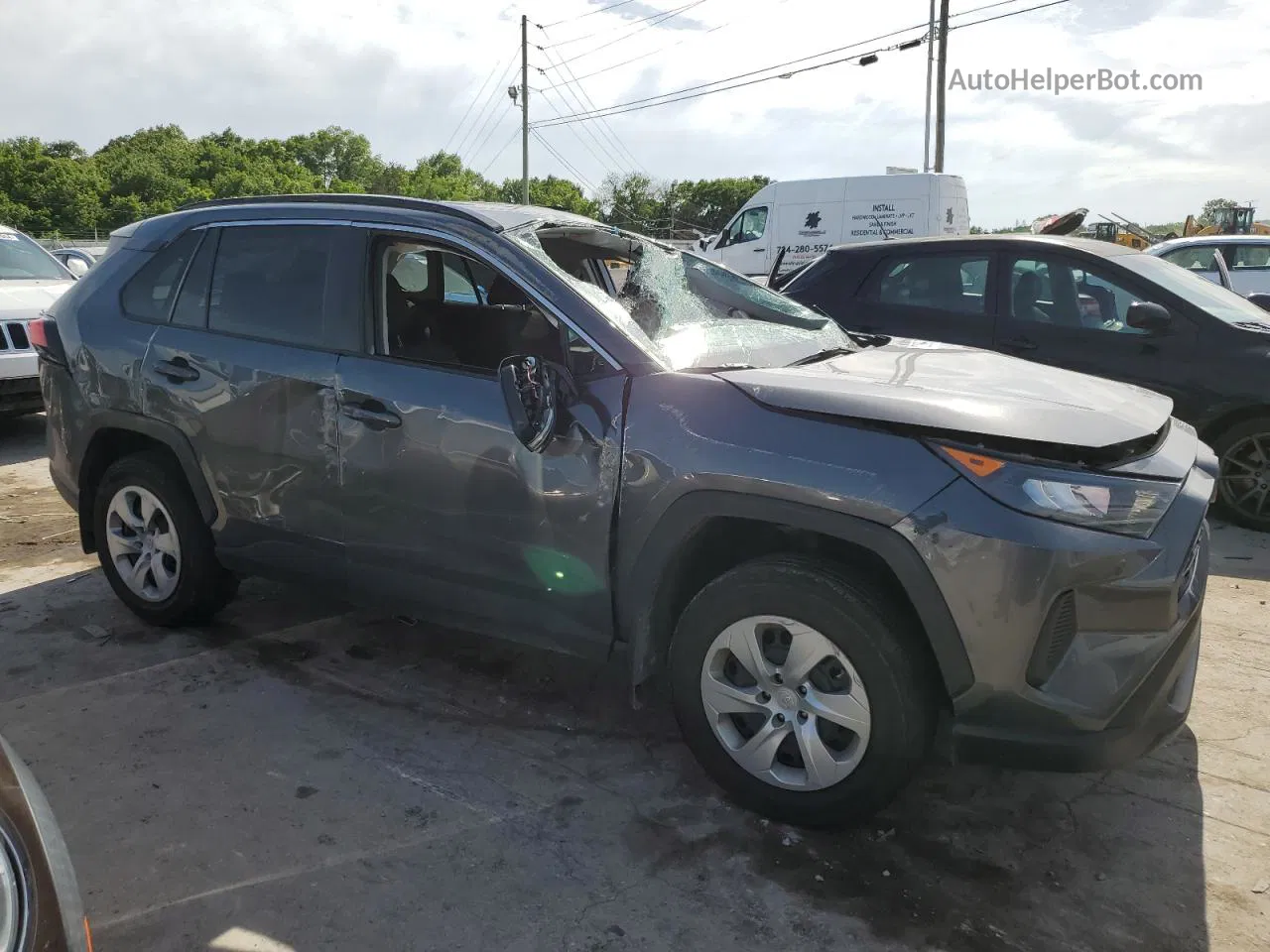 2021 Toyota Rav4 Le Серебряный vin: 2T3G1RFV0MC166055