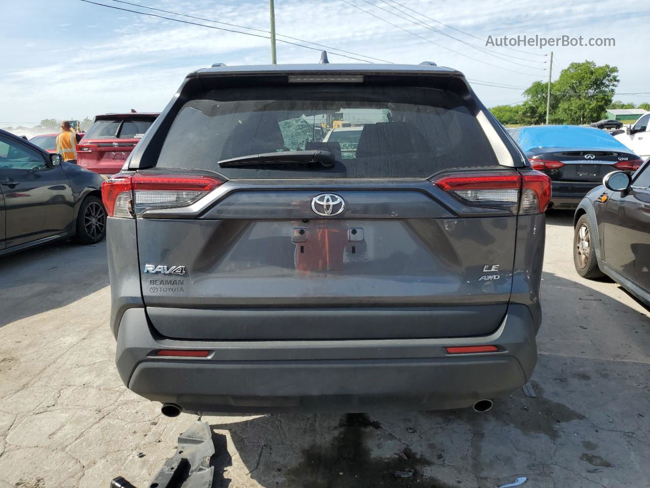 2021 Toyota Rav4 Le Серебряный vin: 2T3G1RFV0MC166055