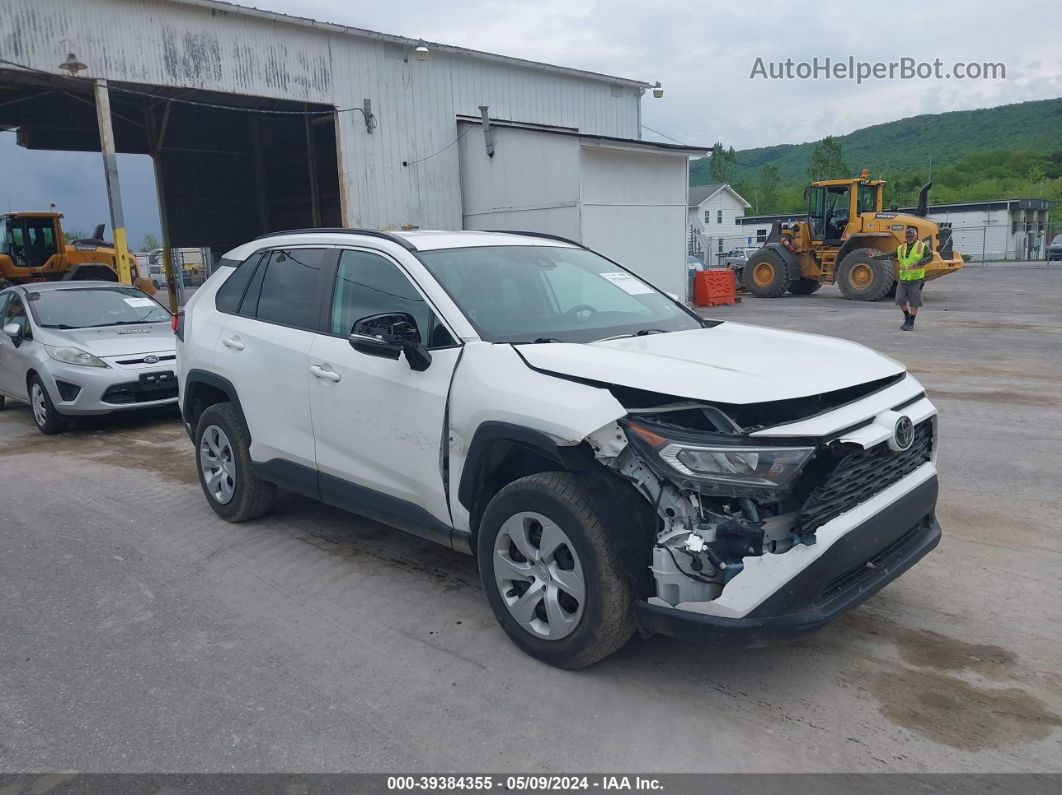 2020 Toyota Rav4 Le White vin: 2T3G1RFV6LC104593