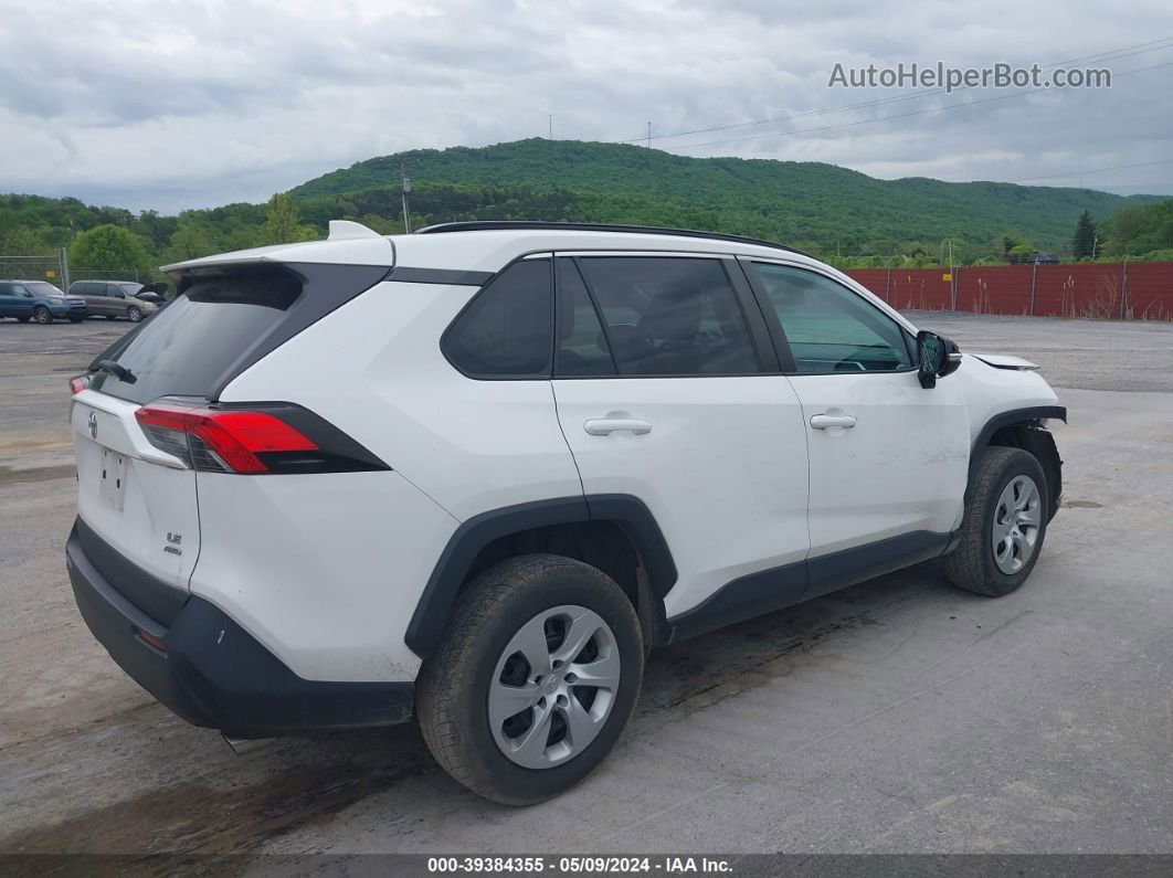 2020 Toyota Rav4 Le White vin: 2T3G1RFV6LC104593