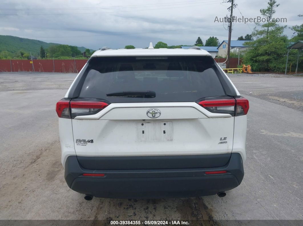 2020 Toyota Rav4 Le White vin: 2T3G1RFV6LC104593