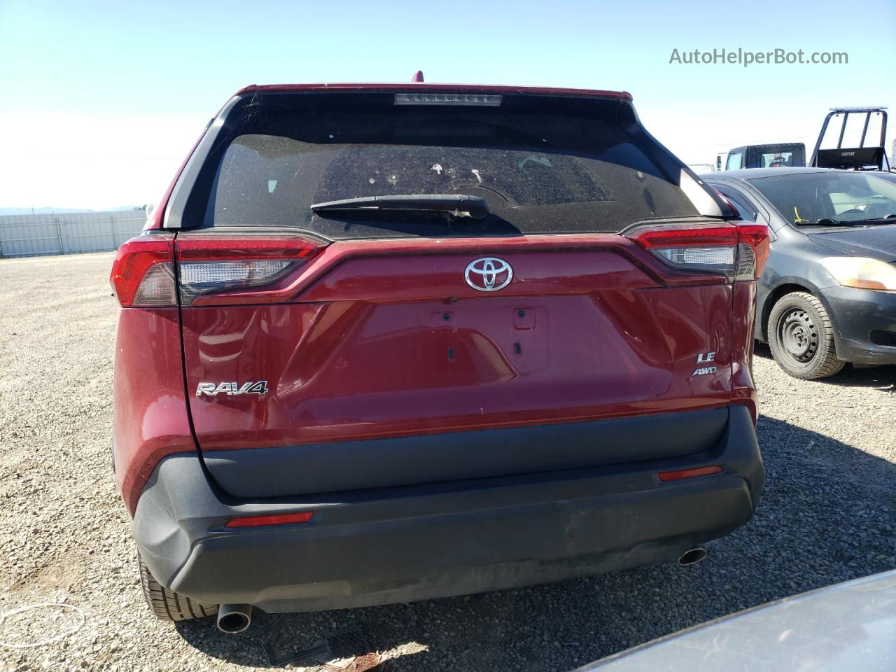 2019 Toyota Rav4 Le Красный vin: 2T3G1RFV8KW082089