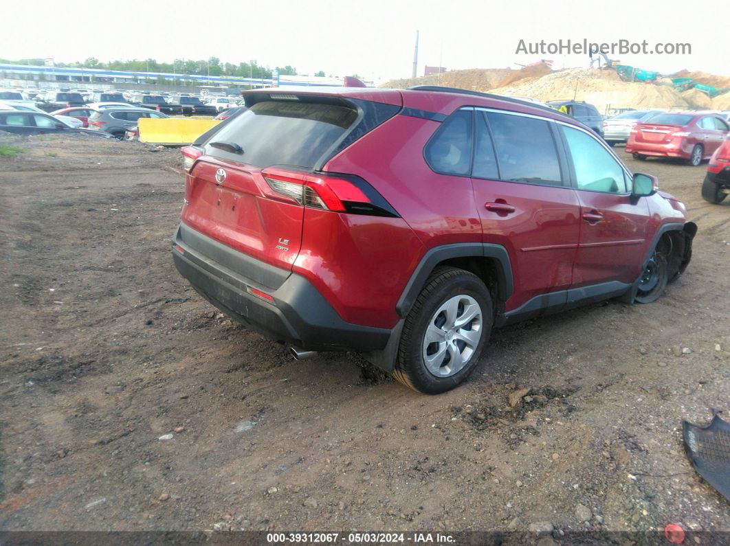 2021 Toyota Rav4 Le Красный vin: 2T3G1RFV9MC141591