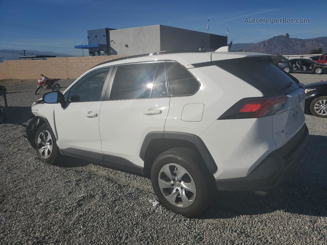 2021 Toyota Rav4 Le White vin: 2T3H1RFV0MC111609