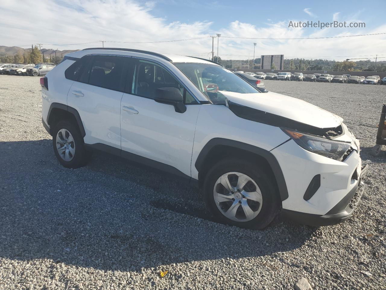 2021 Toyota Rav4 Le White vin: 2T3H1RFV0MC111609