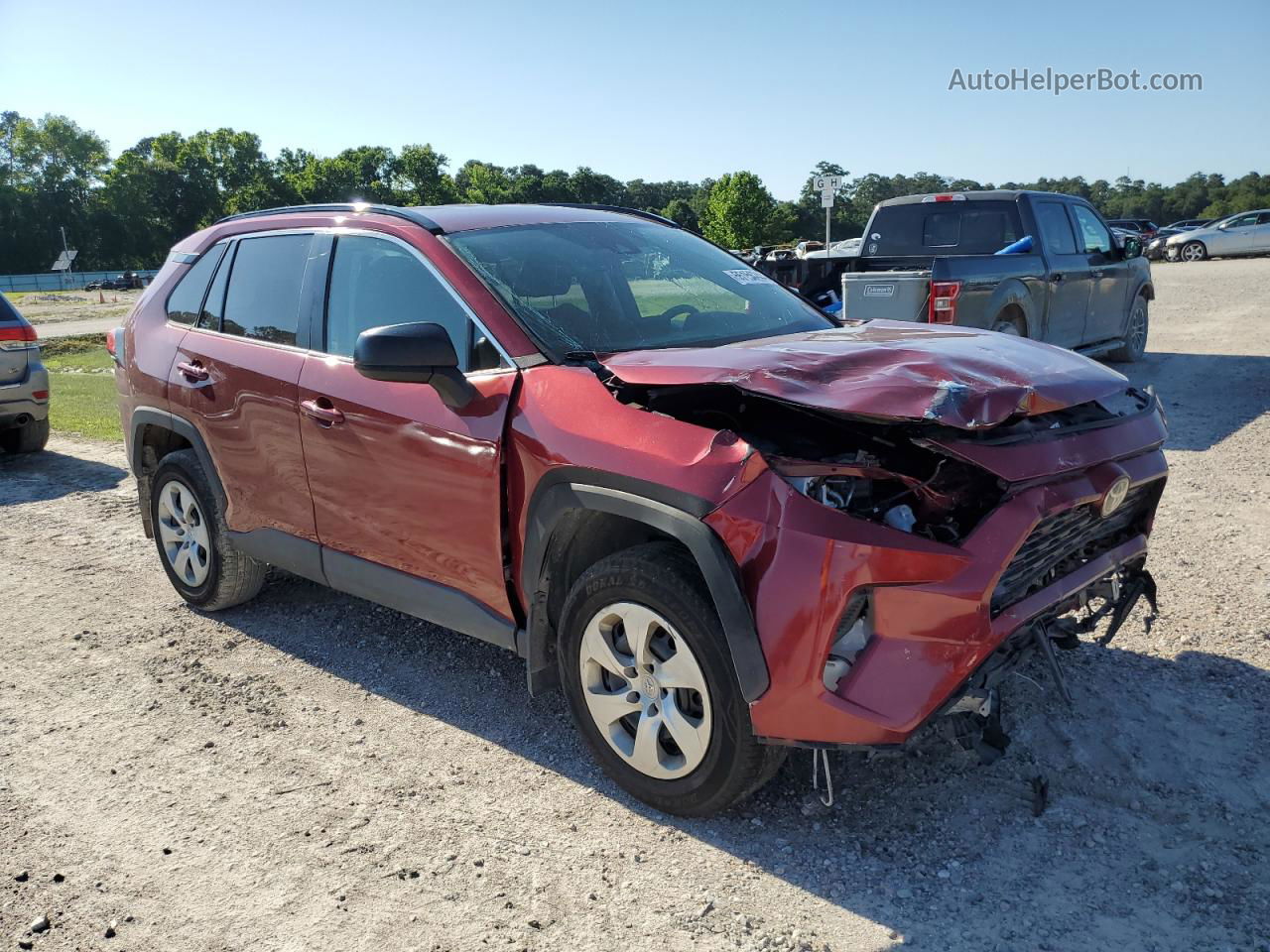 2019 Toyota Rav4 Le Burgundy vin: 2T3H1RFV2KW002306