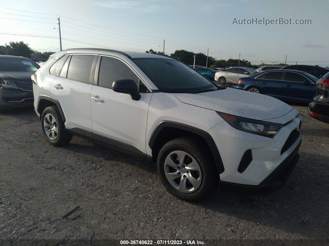 2021 Toyota Rav4 Le White vin: 2T3H1RFV2MC130646