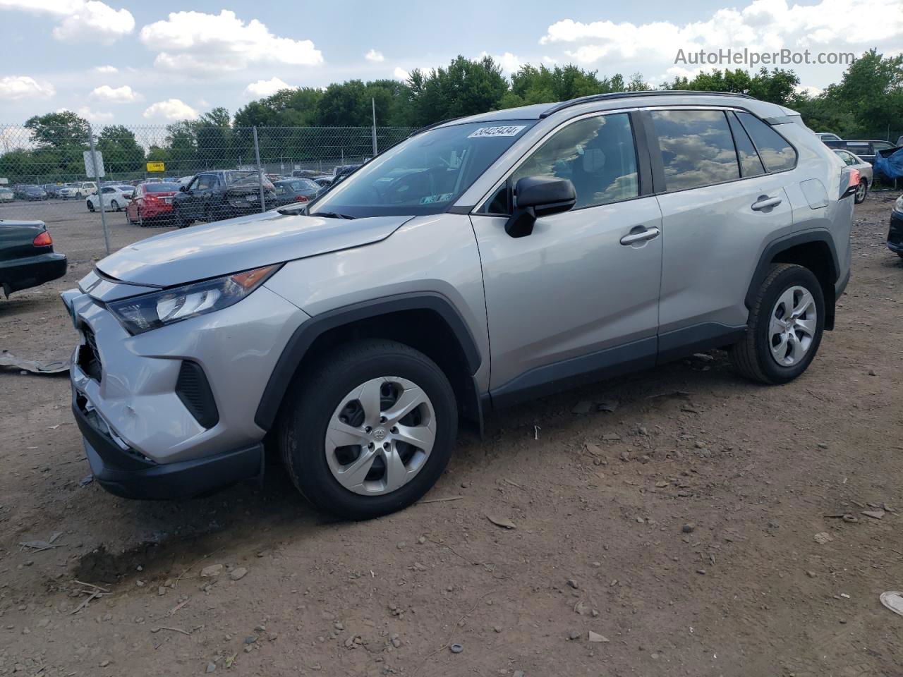 2021 Toyota Rav4 Le Silver vin: 2T3H1RFV2MW146151