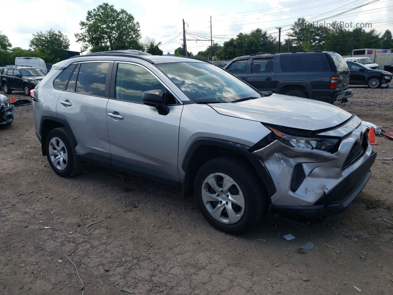 2021 Toyota Rav4 Le Silver vin: 2T3H1RFV2MW146151