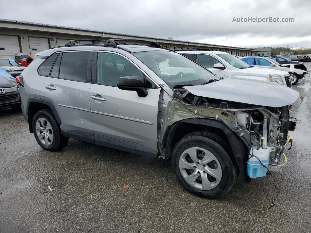 2019 Toyota Rav4 Le Silver vin: 2T3H1RFV3KW052681