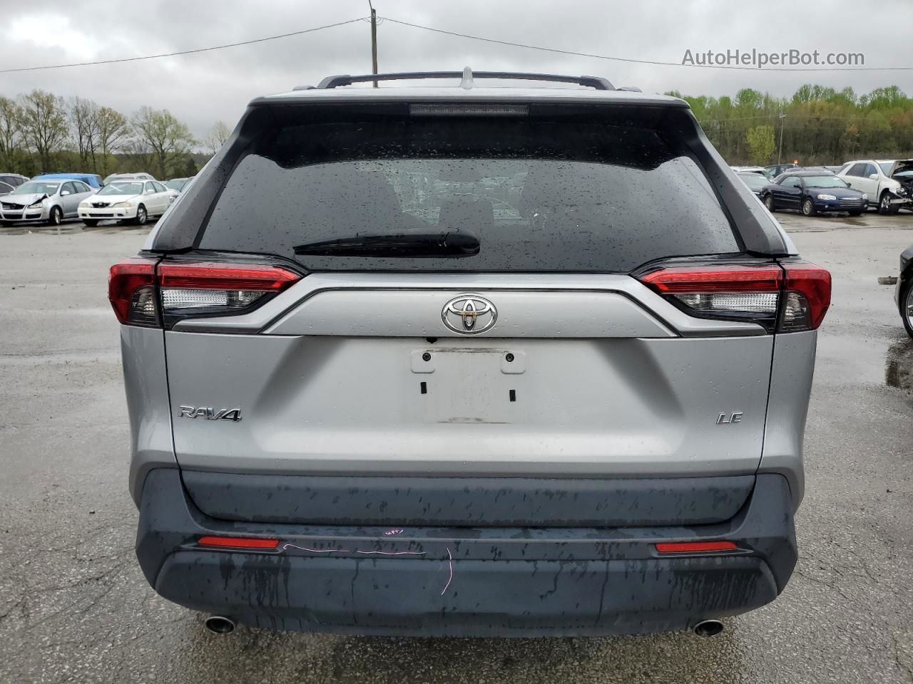 2019 Toyota Rav4 Le Silver vin: 2T3H1RFV3KW052681