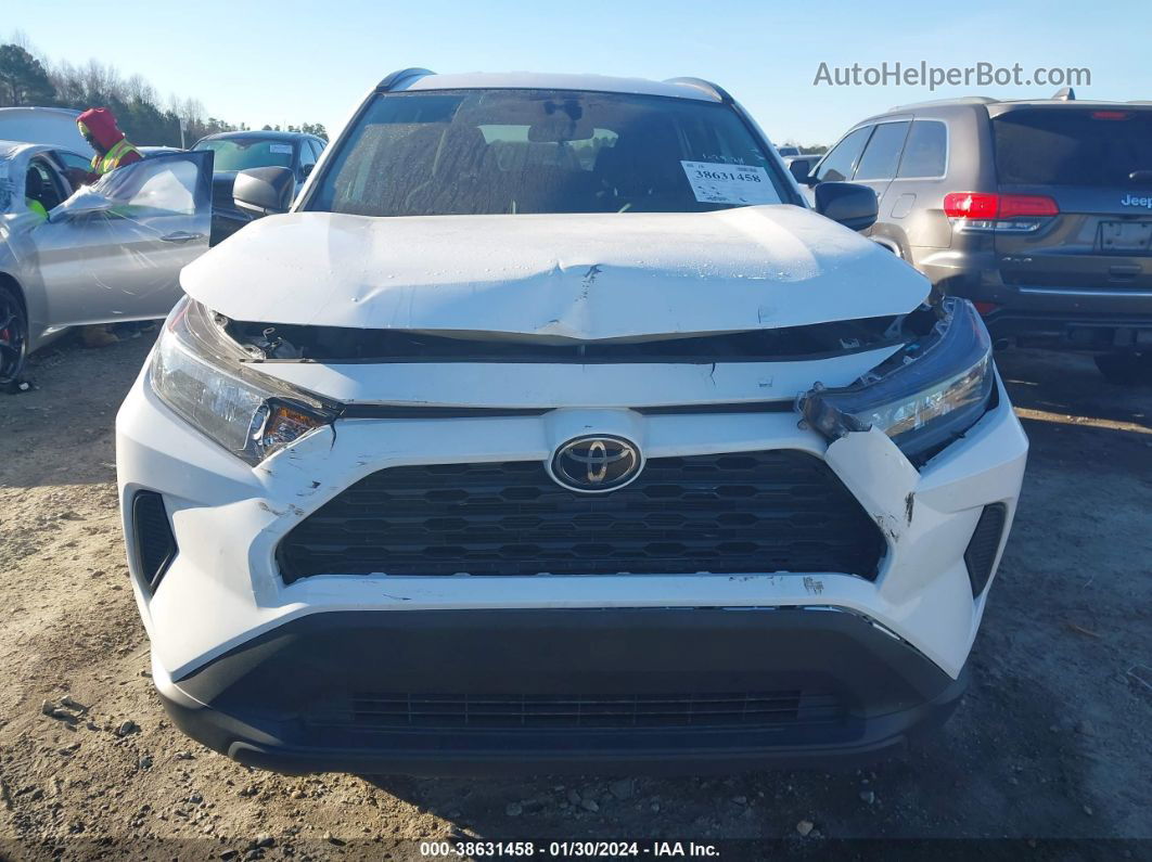 2021 Toyota Rav4 Le White vin: 2T3H1RFV3MC152445