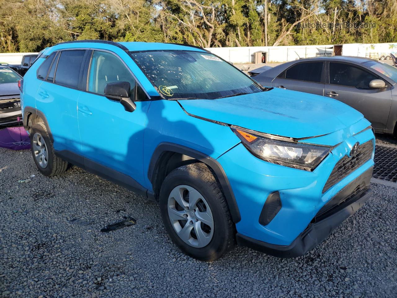 2019 Toyota Rav4 Le Blue vin: 2T3H1RFV4KW053872