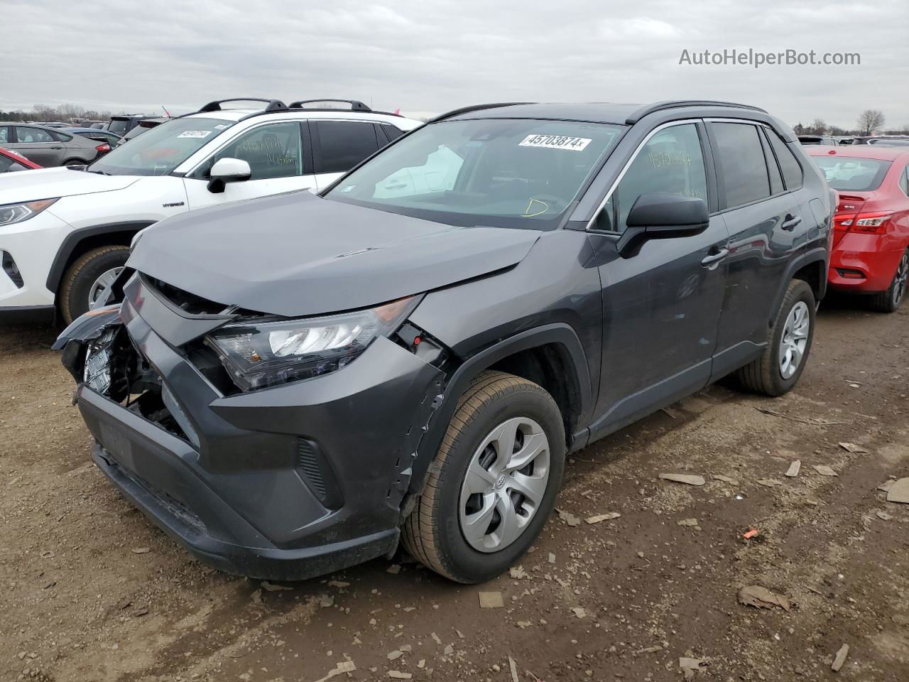 2019 Toyota Rav4 Le Gray vin: 2T3H1RFV5KC027170