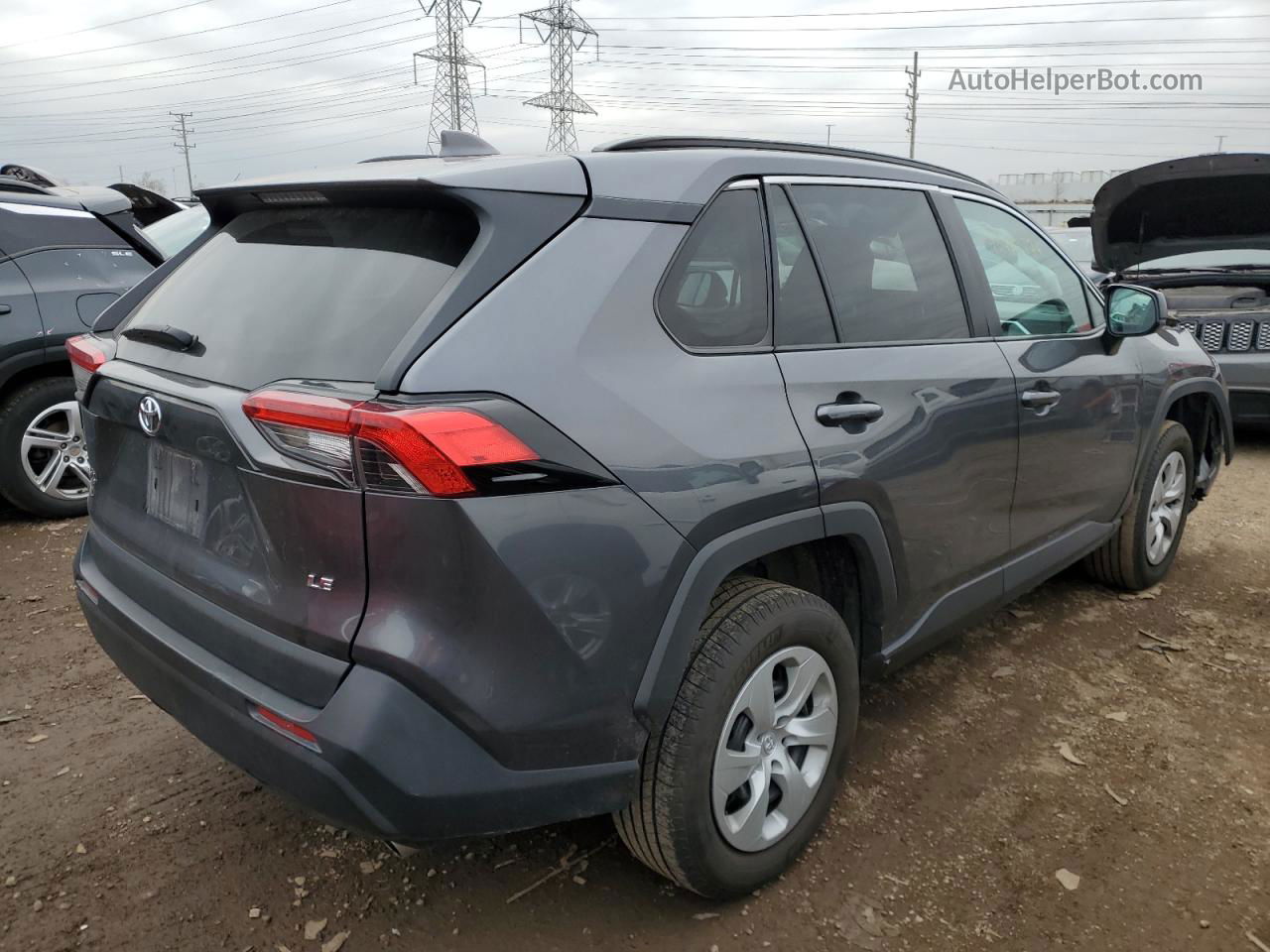 2019 Toyota Rav4 Le Gray vin: 2T3H1RFV5KC027170