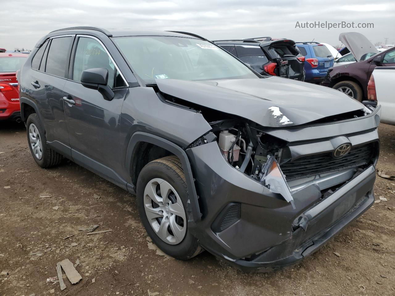 2019 Toyota Rav4 Le Gray vin: 2T3H1RFV5KC027170