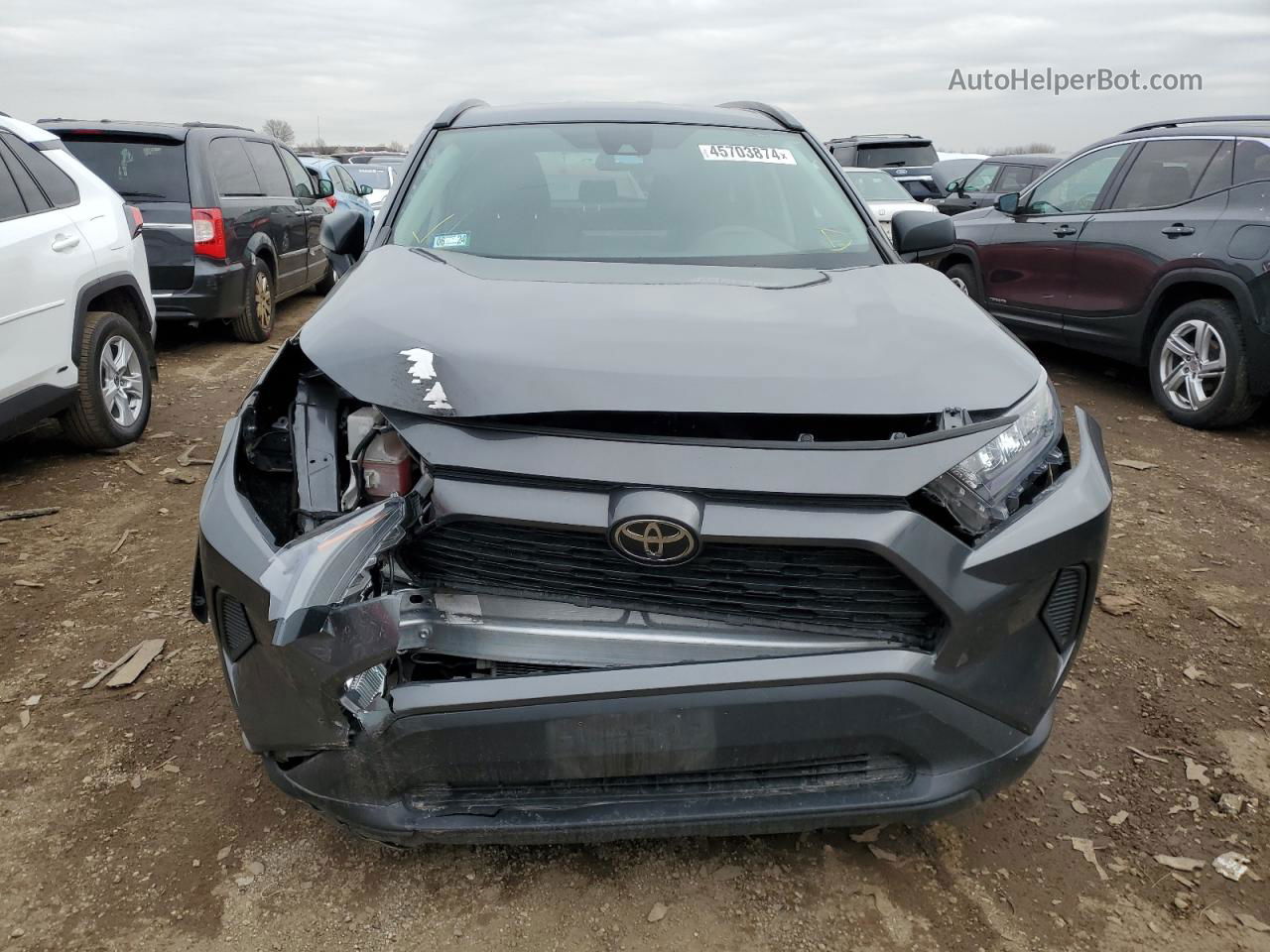 2019 Toyota Rav4 Le Gray vin: 2T3H1RFV5KC027170