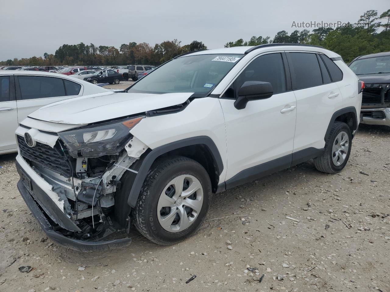 2020 Toyota Rav4 Le White vin: 2T3H1RFV5LC046691