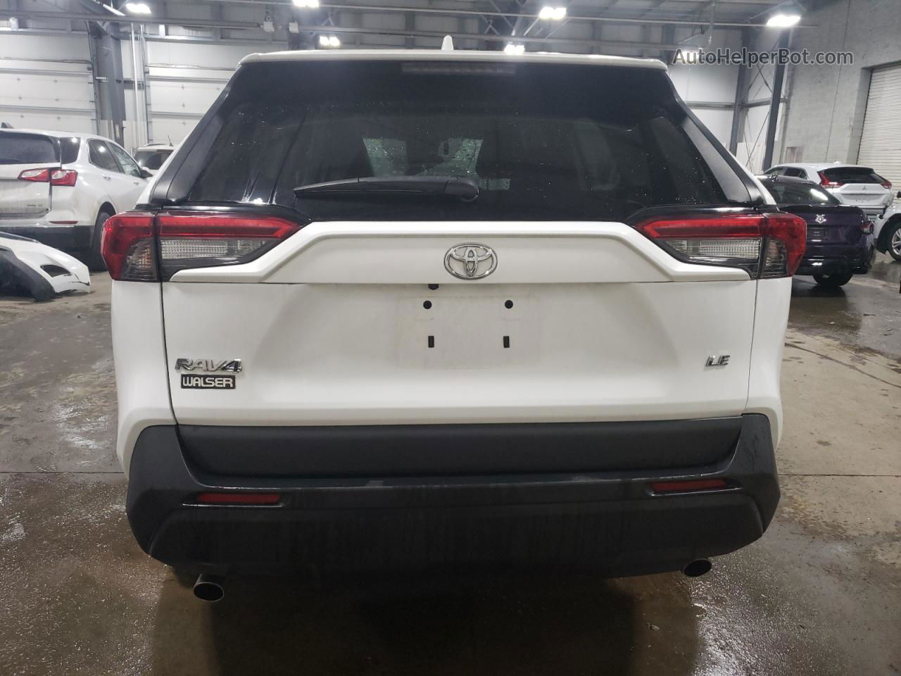 2020 Toyota Rav4 Le White vin: 2T3H1RFV6LW061991