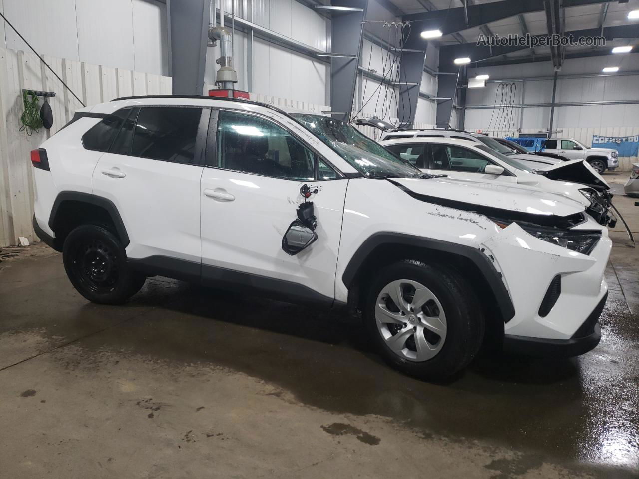 2020 Toyota Rav4 Le White vin: 2T3H1RFV6LW061991