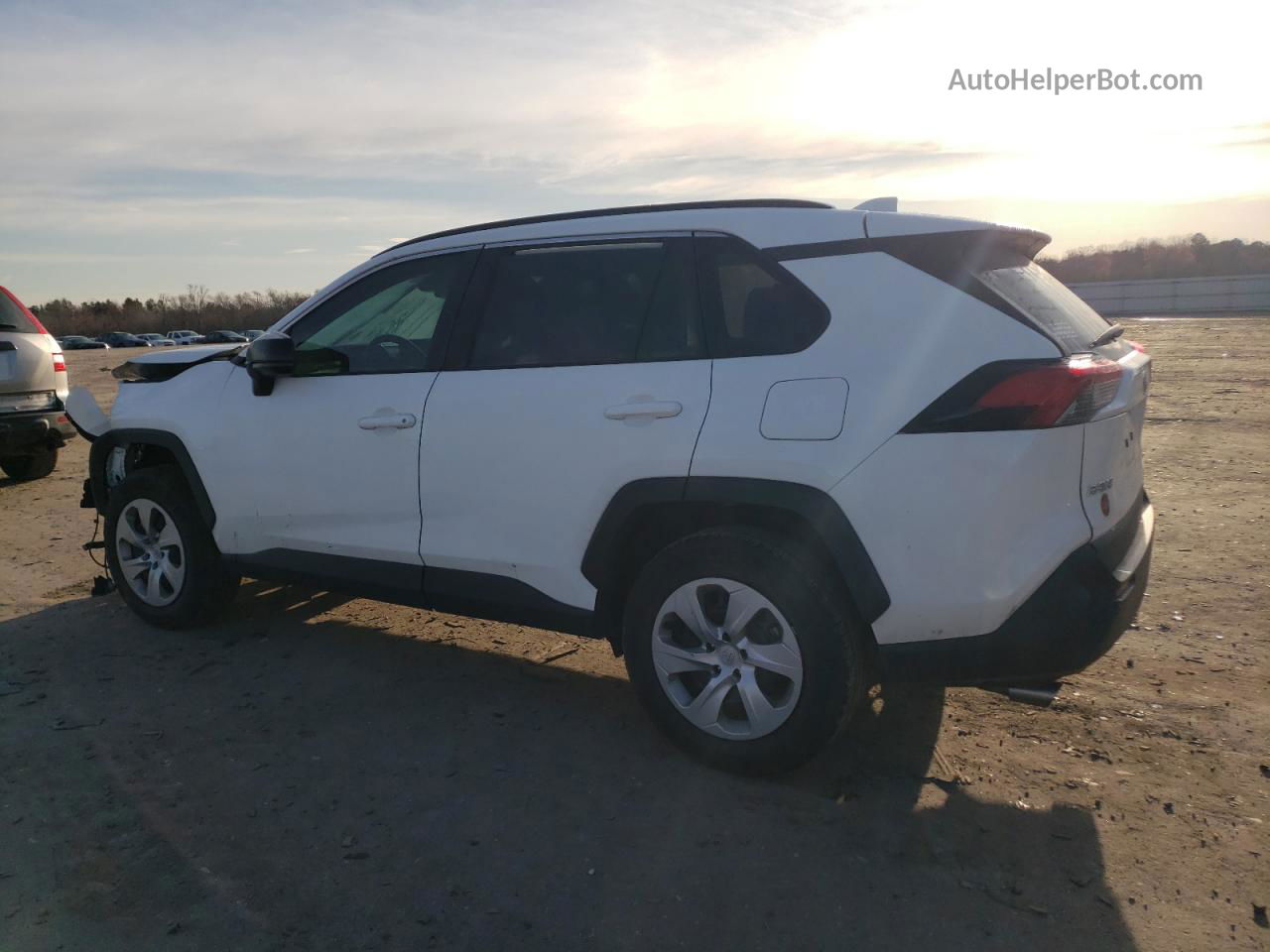 2020 Toyota Rav4 Le White vin: 2T3H1RFV6LW070089