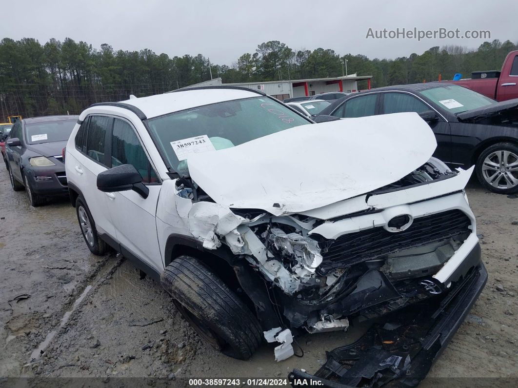 2021 Toyota Rav4 Le White vin: 2T3H1RFV6MC128107