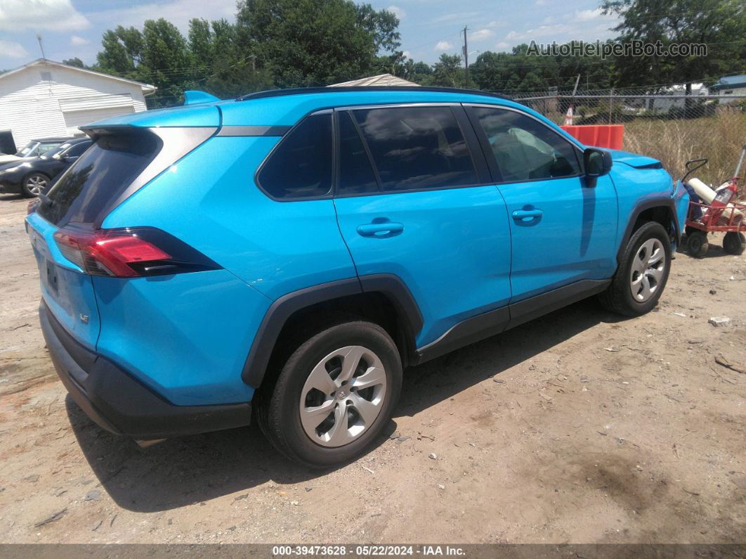 2019 Toyota Rav4 Le Blue vin: 2T3H1RFV7KW042204