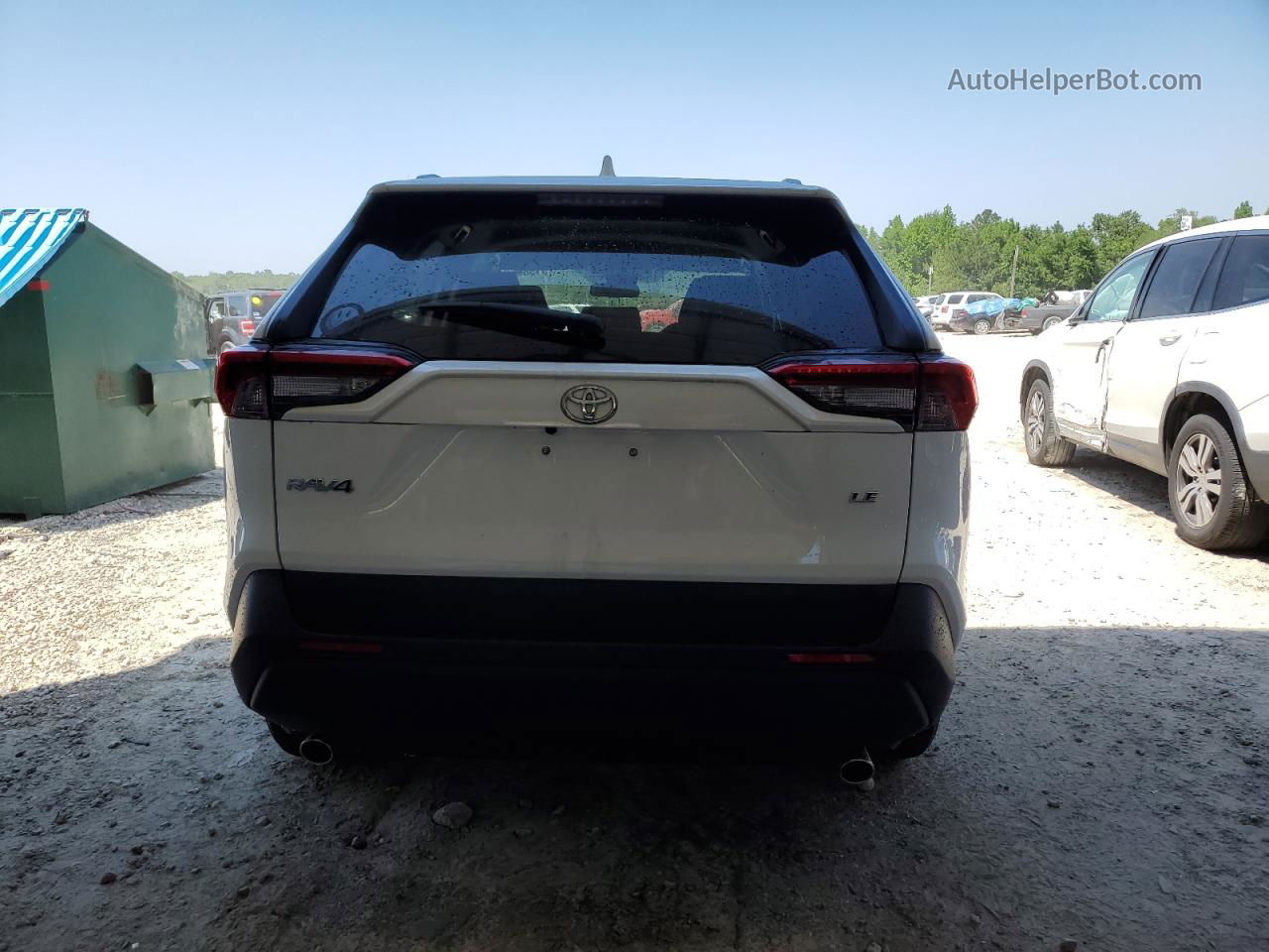 2019 Toyota Rav4 Le Белый vin: 2T3H1RFV8KC022061