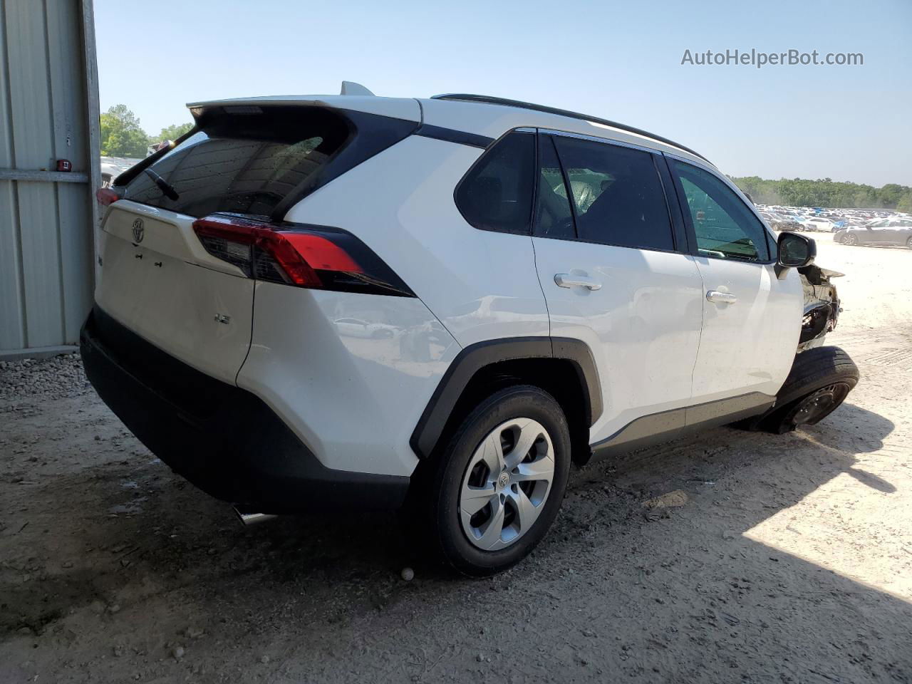 2019 Toyota Rav4 Le White vin: 2T3H1RFV8KC022061