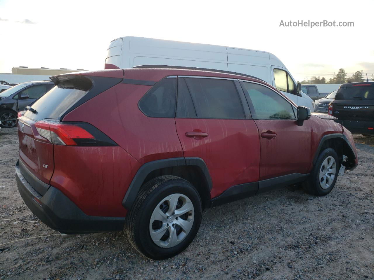 2019 Toyota Rav4 Le Burgundy vin: 2T3H1RFV8KW037318