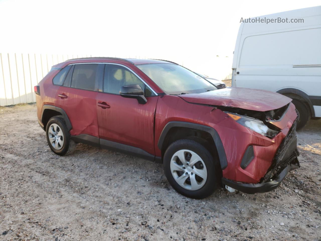 2019 Toyota Rav4 Le Бордовый vin: 2T3H1RFV8KW037318