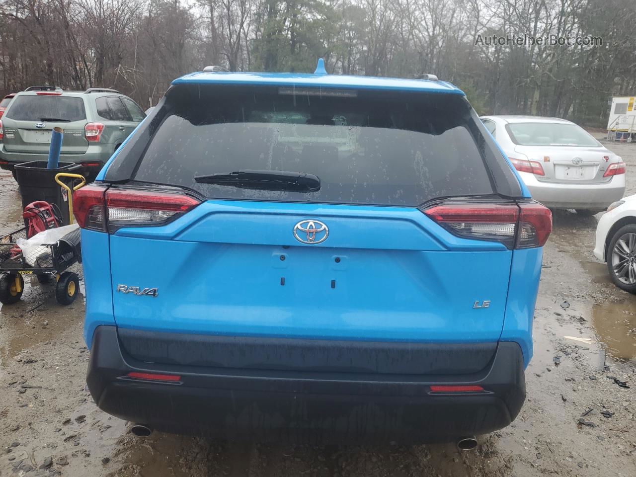 2019 Toyota Rav4 Le Blue vin: 2T3H1RFV8KW038775