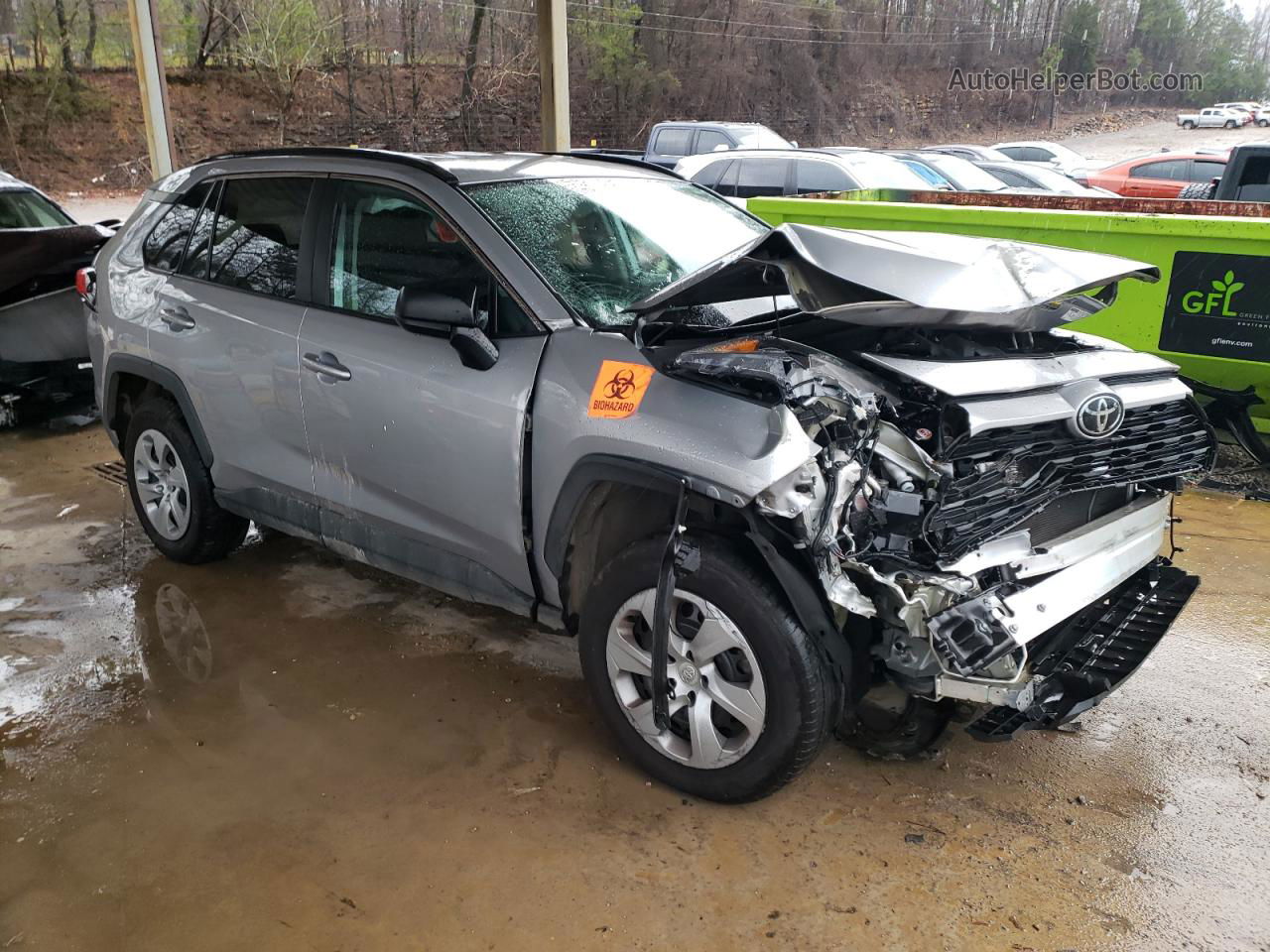 2019 Toyota Rav4 Le Silver vin: 2T3H1RFV8KW055186