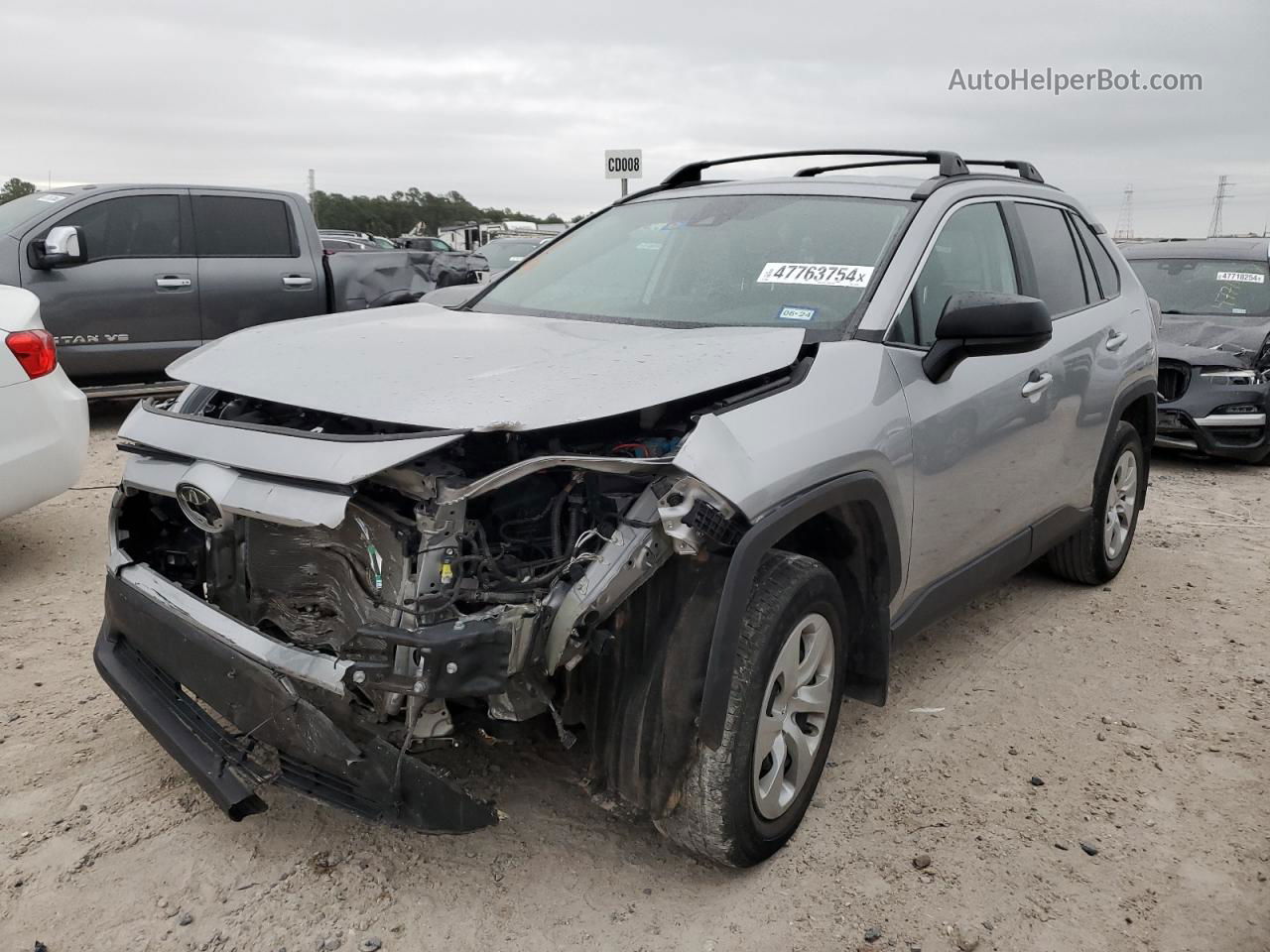 2021 Toyota Rav4 Le Silver vin: 2T3H1RFV8MW181096