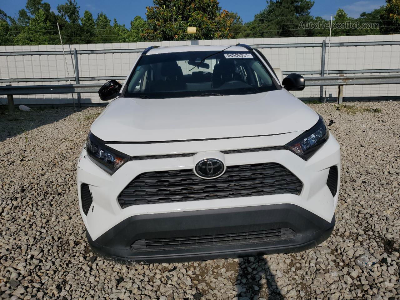 2019 Toyota Rav4 Le White vin: 2T3H1RFV9KC018598