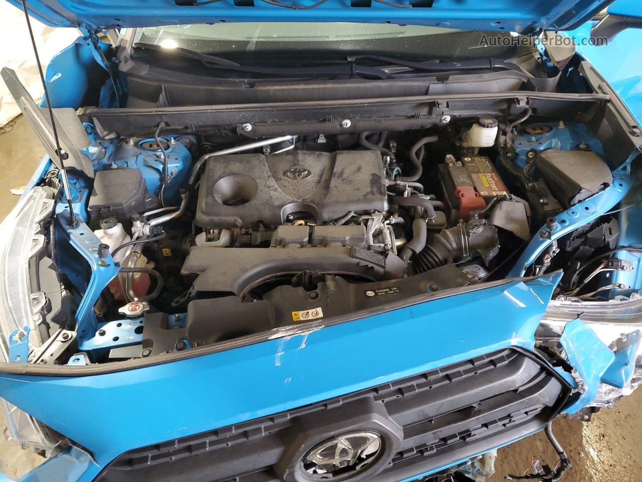 2019 Toyota Rav4 Adventure Blue vin: 2T3J1RFV1KW036237