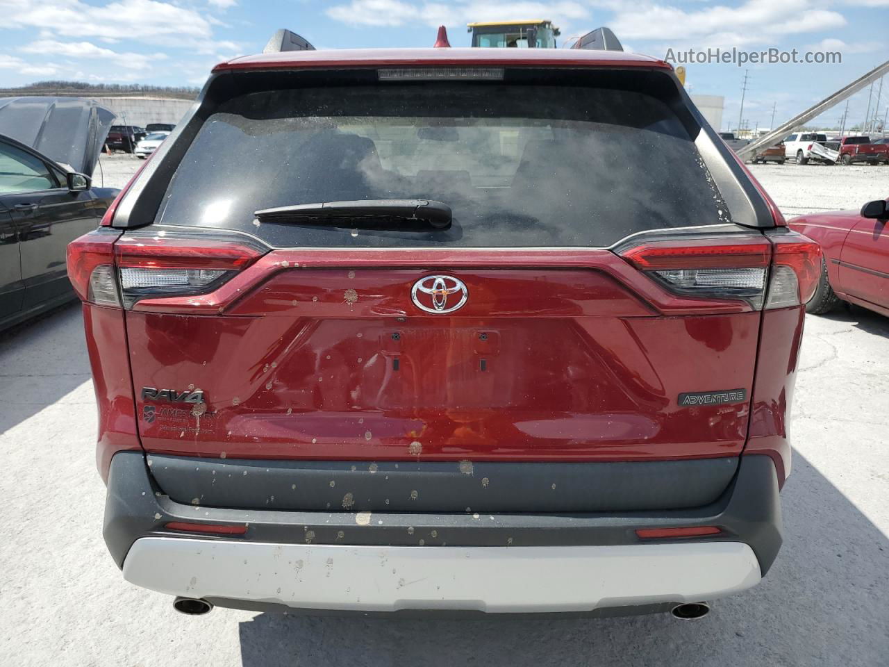 2019 Toyota Rav4 Adventure Red vin: 2T3J1RFV2KW009774