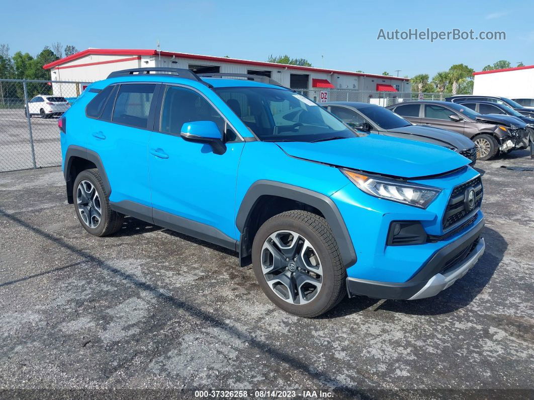 2019 Toyota Rav4 Adventure Blue vin: 2T3J1RFV2KW039728