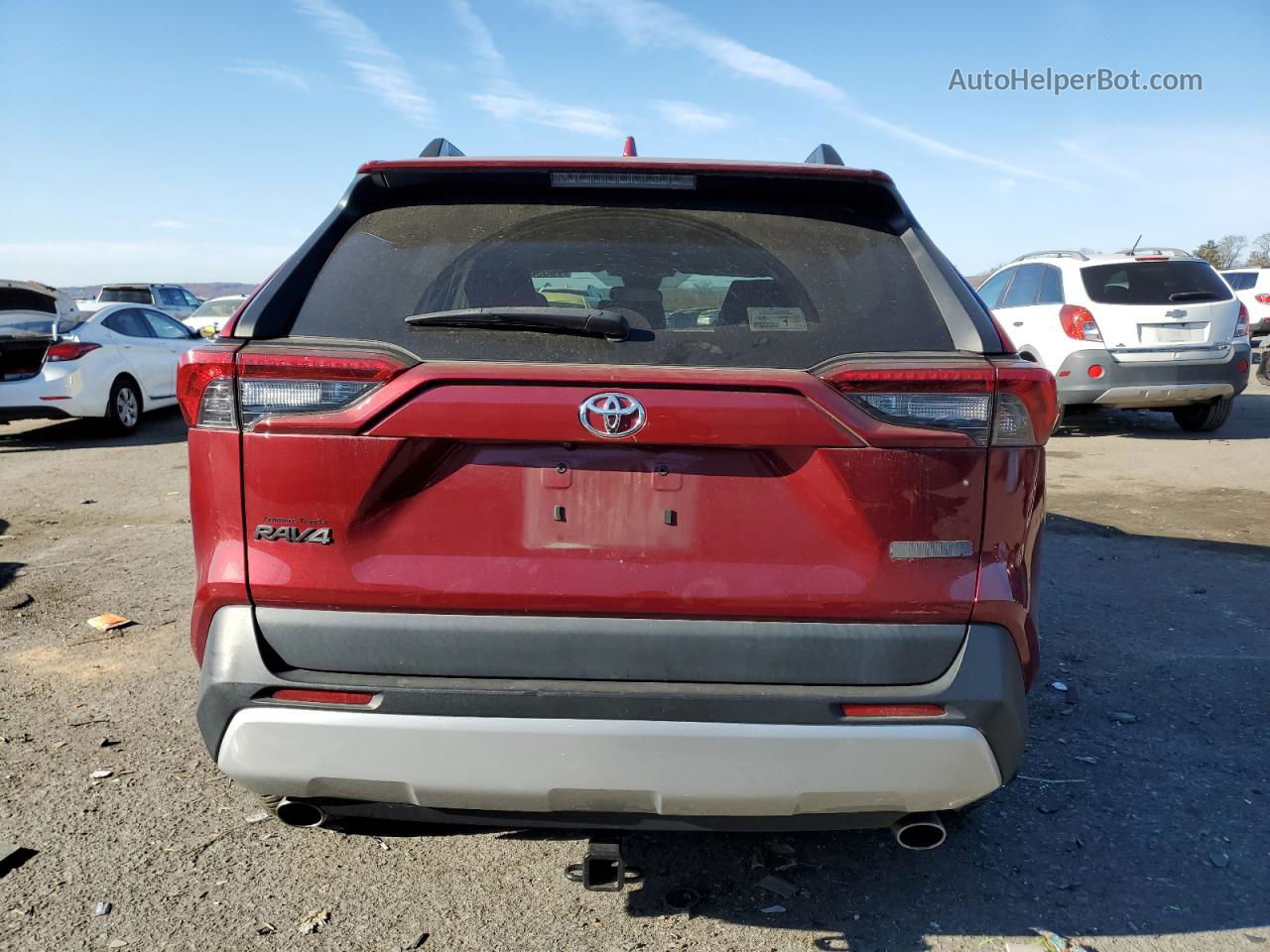 2019 Toyota Rav4 Adventure Red vin: 2T3J1RFV2KW044363