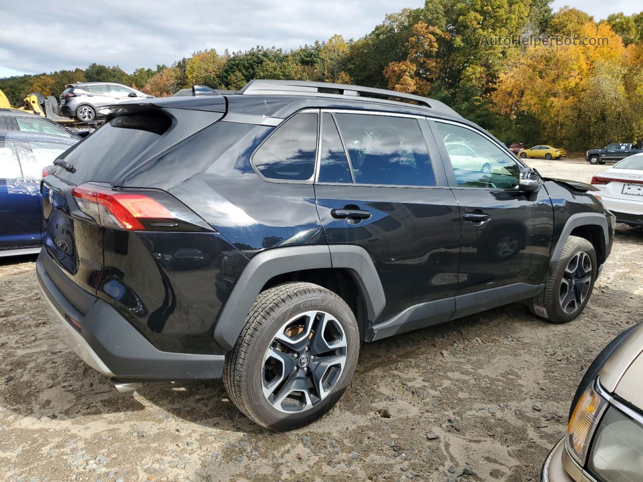 2021 Toyota Rav4 Adventure Black vin: 2T3J1RFV2MW156650