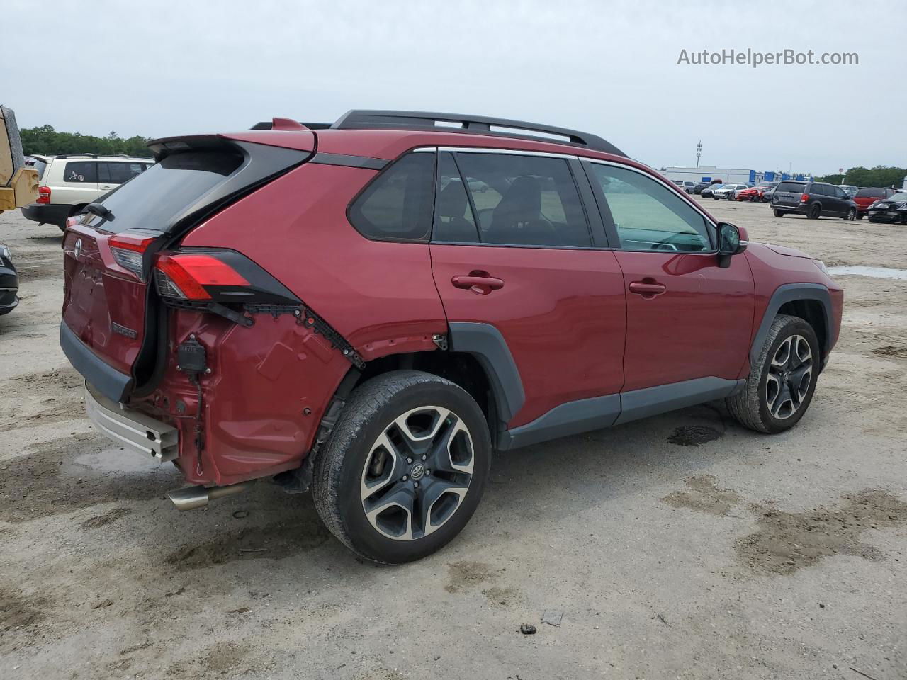 2019 Toyota Rav4 Adventure Red vin: 2T3J1RFV3KW021142