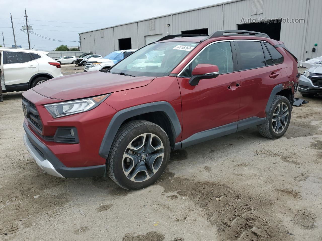 2019 Toyota Rav4 Adventure Red vin: 2T3J1RFV3KW021142