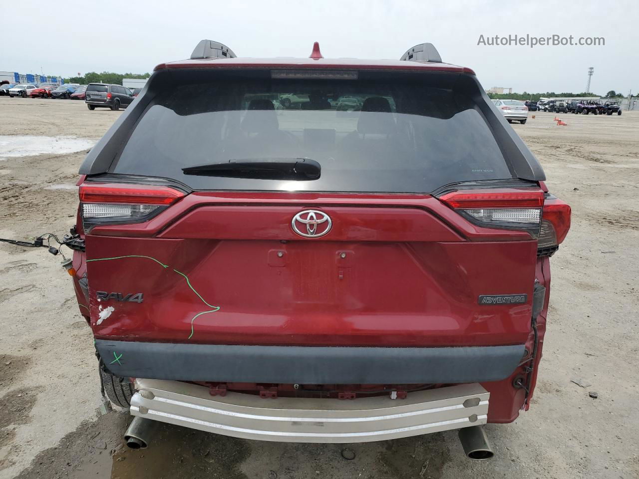 2019 Toyota Rav4 Adventure Red vin: 2T3J1RFV3KW021142