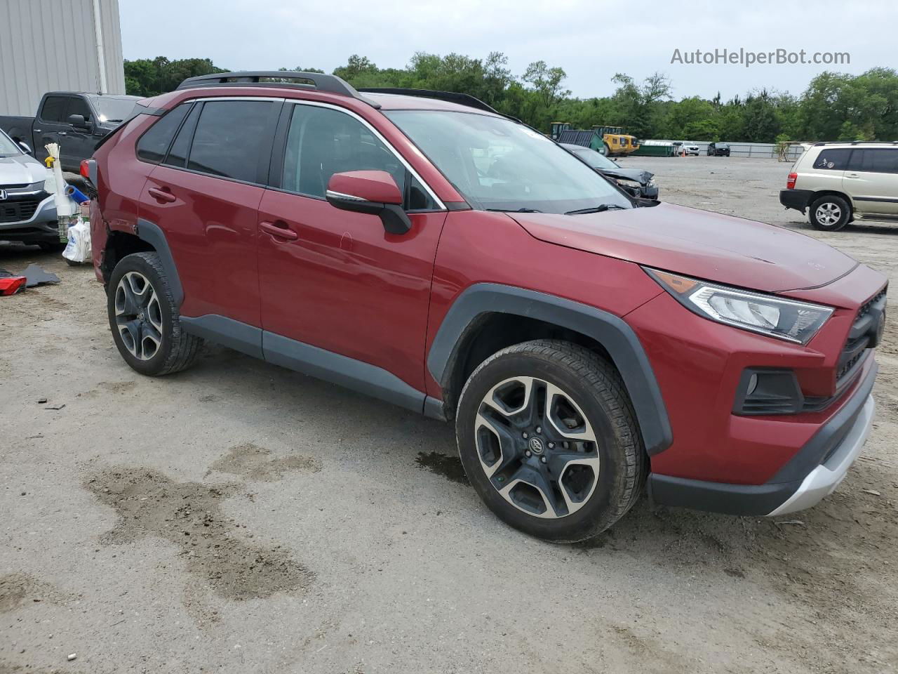 2019 Toyota Rav4 Adventure Red vin: 2T3J1RFV3KW021142