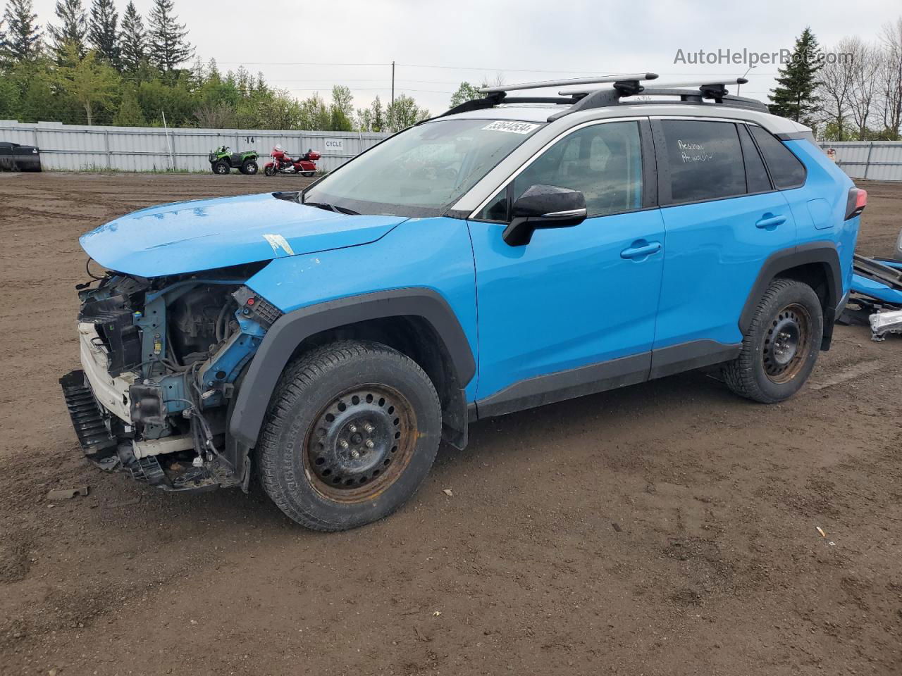 2019 Toyota Rav4 Adventure Синий vin: 2T3J1RFV3KW042346