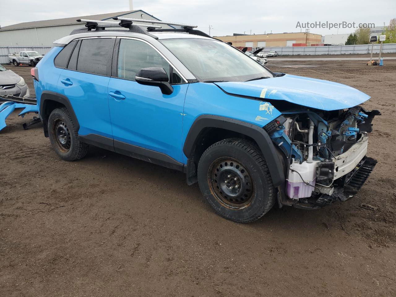 2019 Toyota Rav4 Adventure Синий vin: 2T3J1RFV3KW042346
