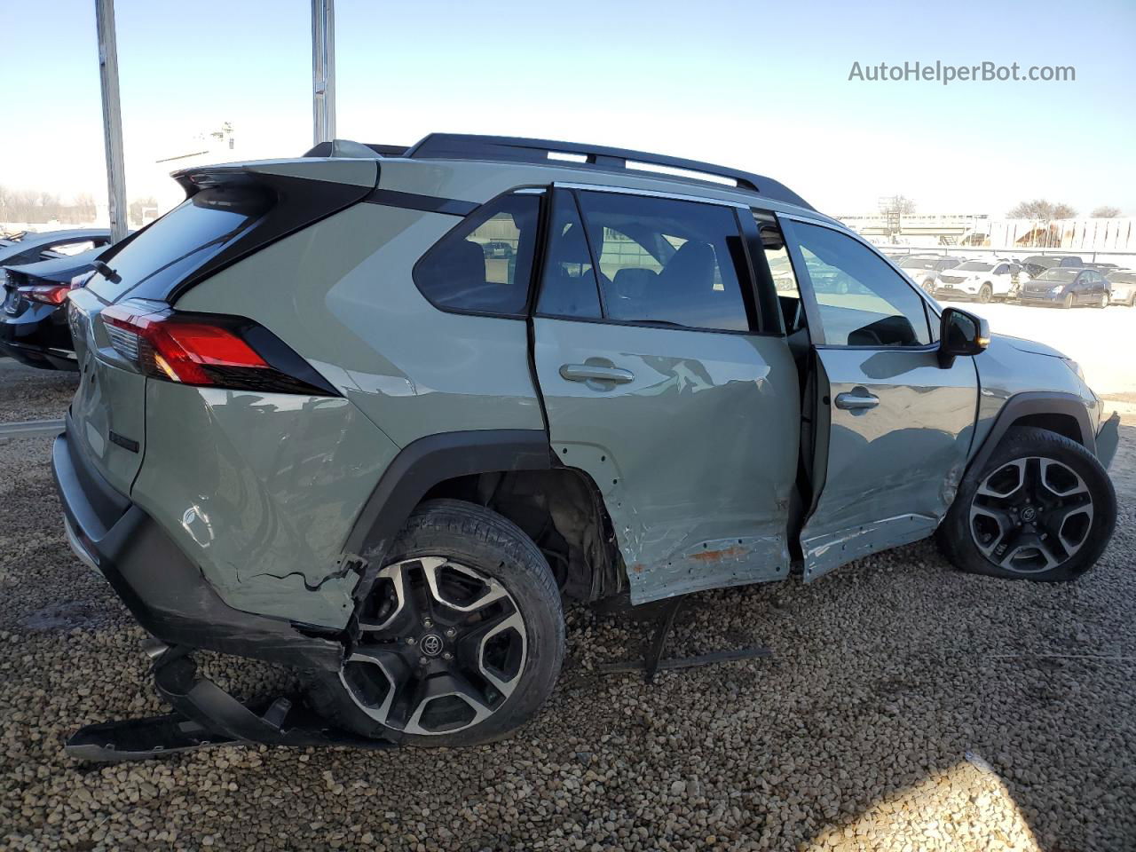 2019 Toyota Rav4 Adventure Turquoise vin: 2T3J1RFV4KC024813