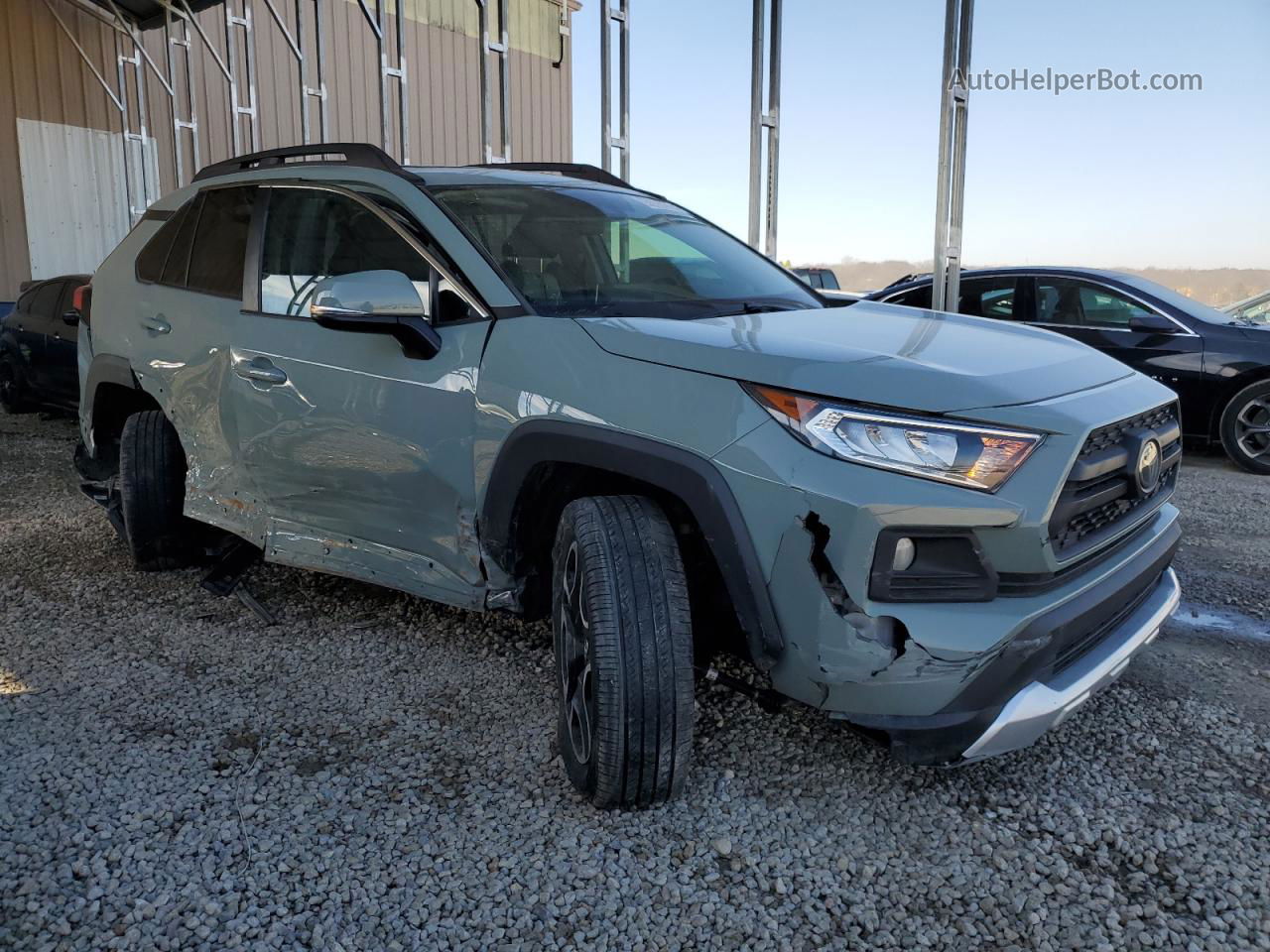 2019 Toyota Rav4 Adventure Turquoise vin: 2T3J1RFV4KC024813