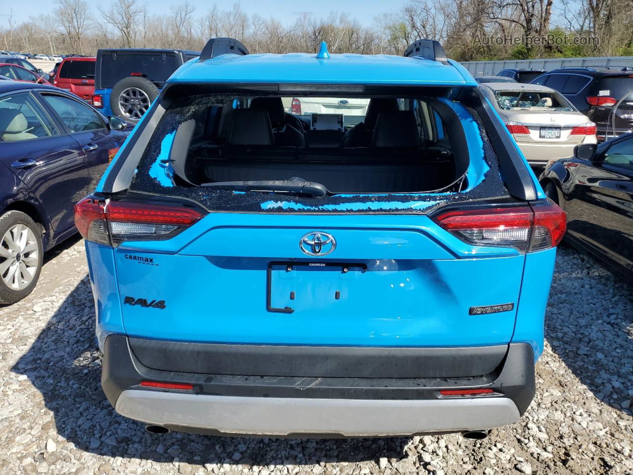 2019 Toyota Rav4 Adventure Синий vin: 2T3J1RFV5KW026259