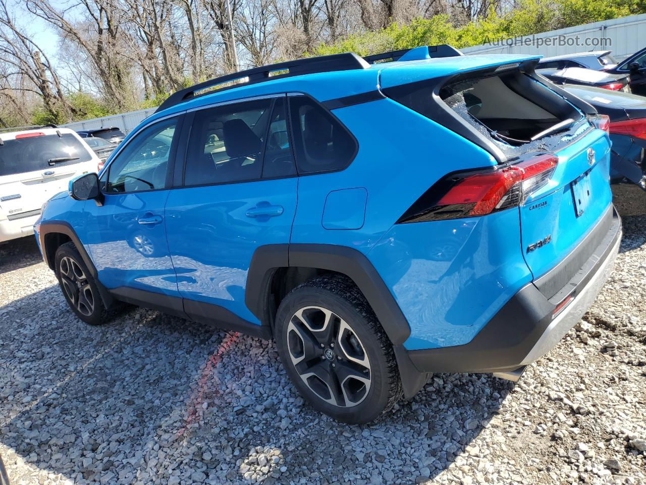 2019 Toyota Rav4 Adventure Blue vin: 2T3J1RFV5KW026259